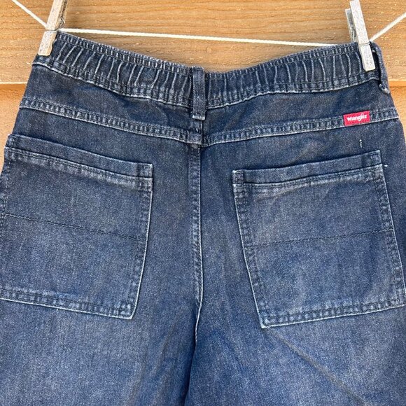 Wrangler Black Denim Jean Boys Shorts Size XL 14-16 - Picture 7 of 9